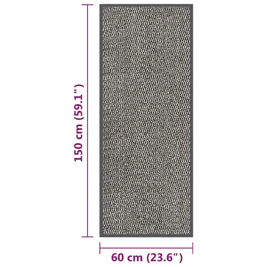 Paillasson touffeté 60x150 cm Marron clair - 5