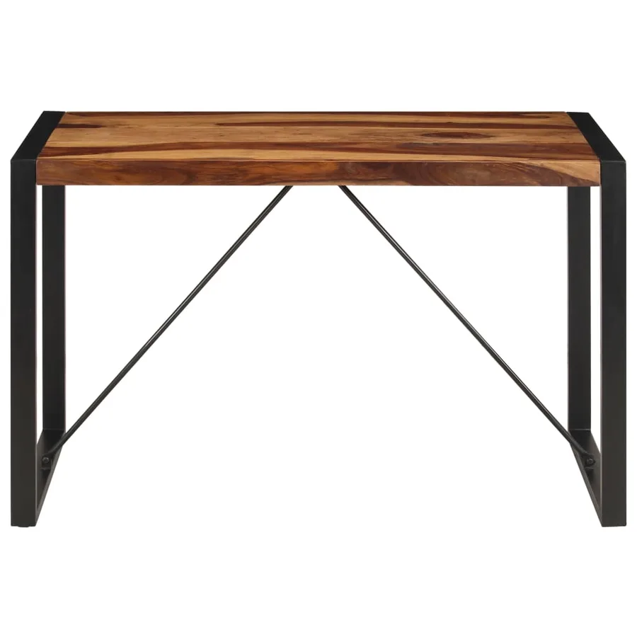 Table de salle à manger 120x60x76 cm Bois de Sesham solide - 2