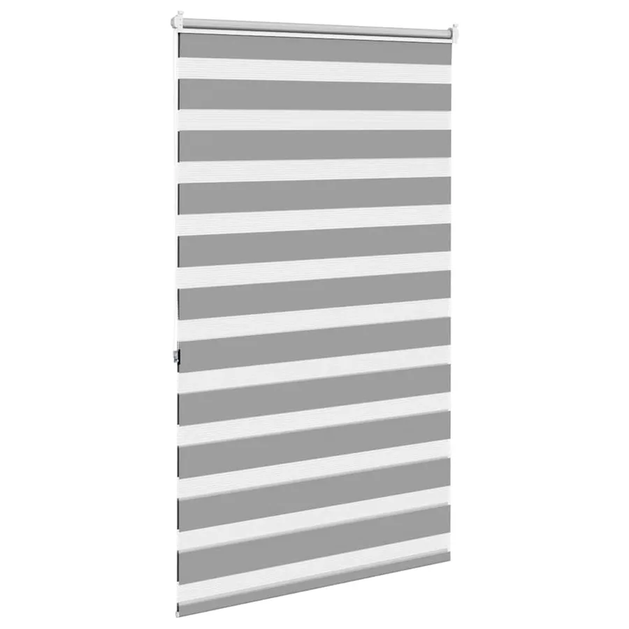 Store vénitien zébré 100,9 x 175 cm, largeur du tissu 96,7 cm, gris - 4