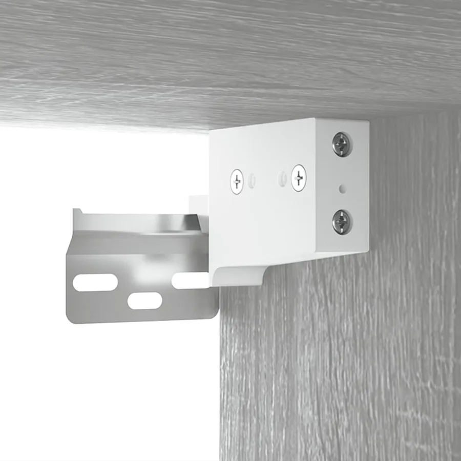 Armoires murales 2 pcs Sonoma gris 68x30x20cm Bois d'ingénierie - 11