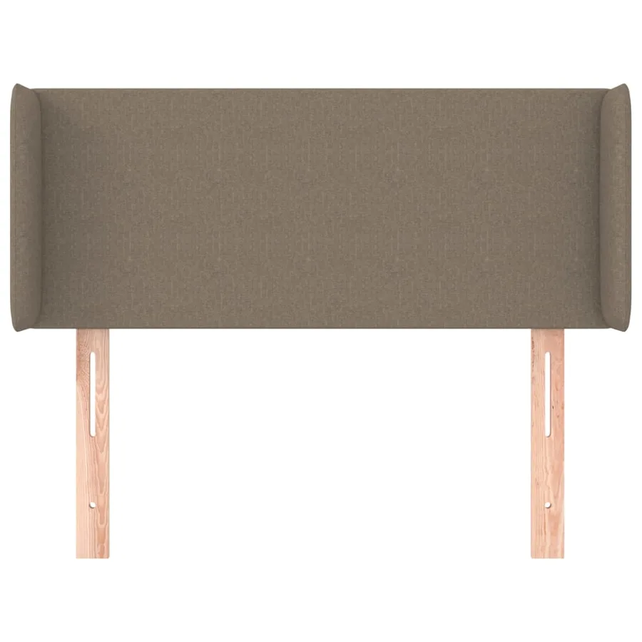 Tête de lit avec oreilles Taupe 93x16x78/88 cm Tissu - 3