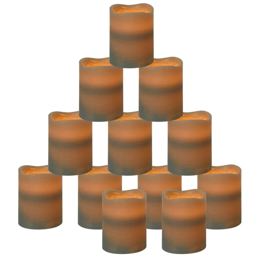 Bougies à LED sans flamme 24 pcs avec télécommande Blanc chaud - 3