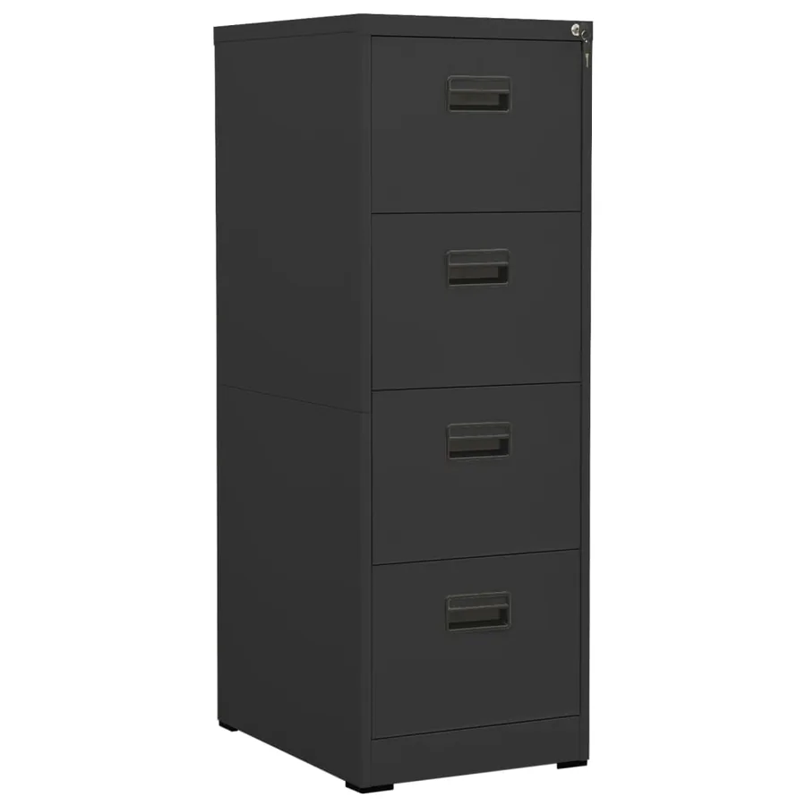 Classeur Anthracite 46x62x133 cm Acier