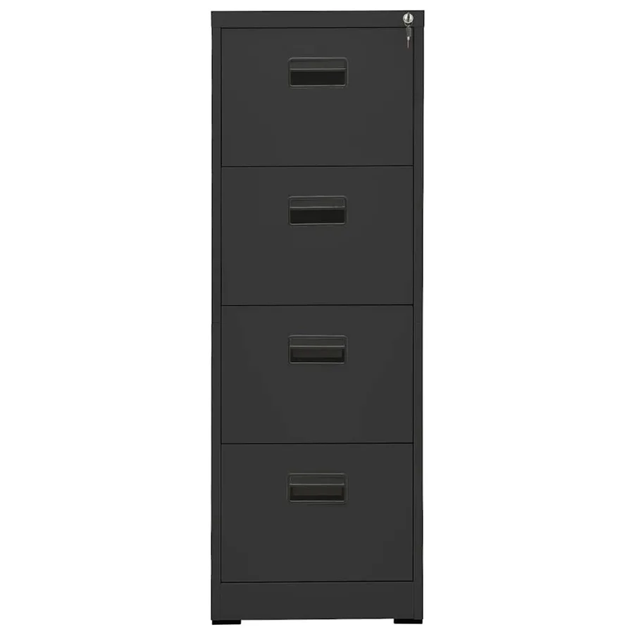 Classeur Anthracite 46x62x133 cm Acier - 2