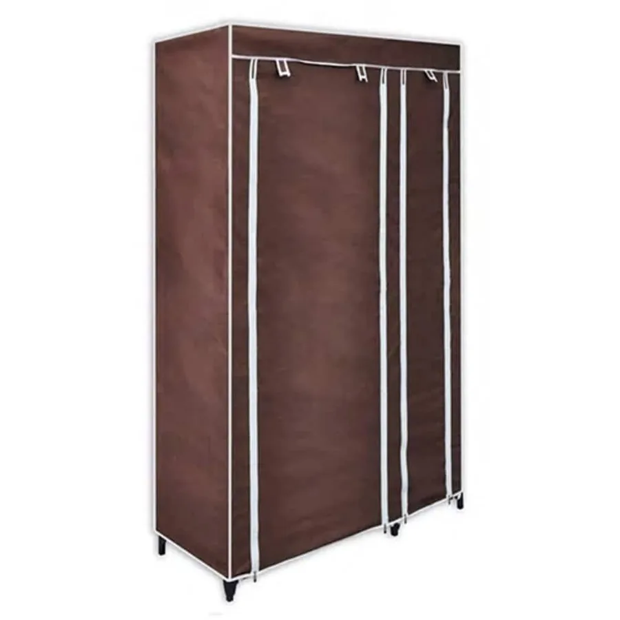 Garde-robe Tissu Marron - 2