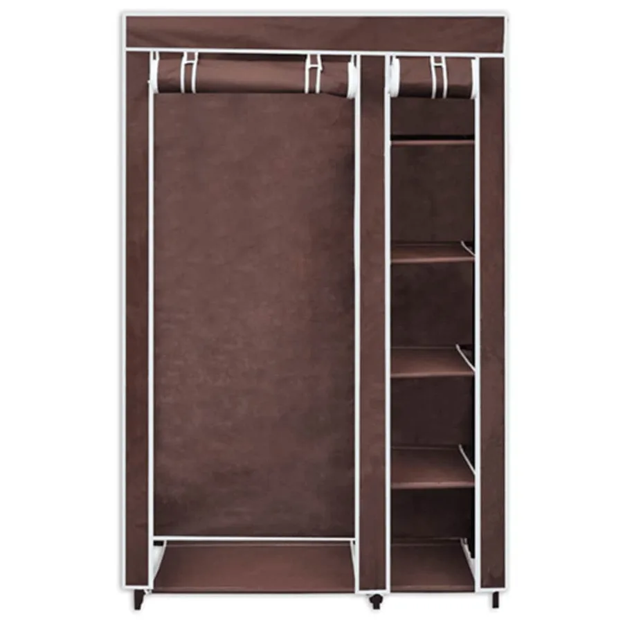 Garde-robe Tissu Marron - 3