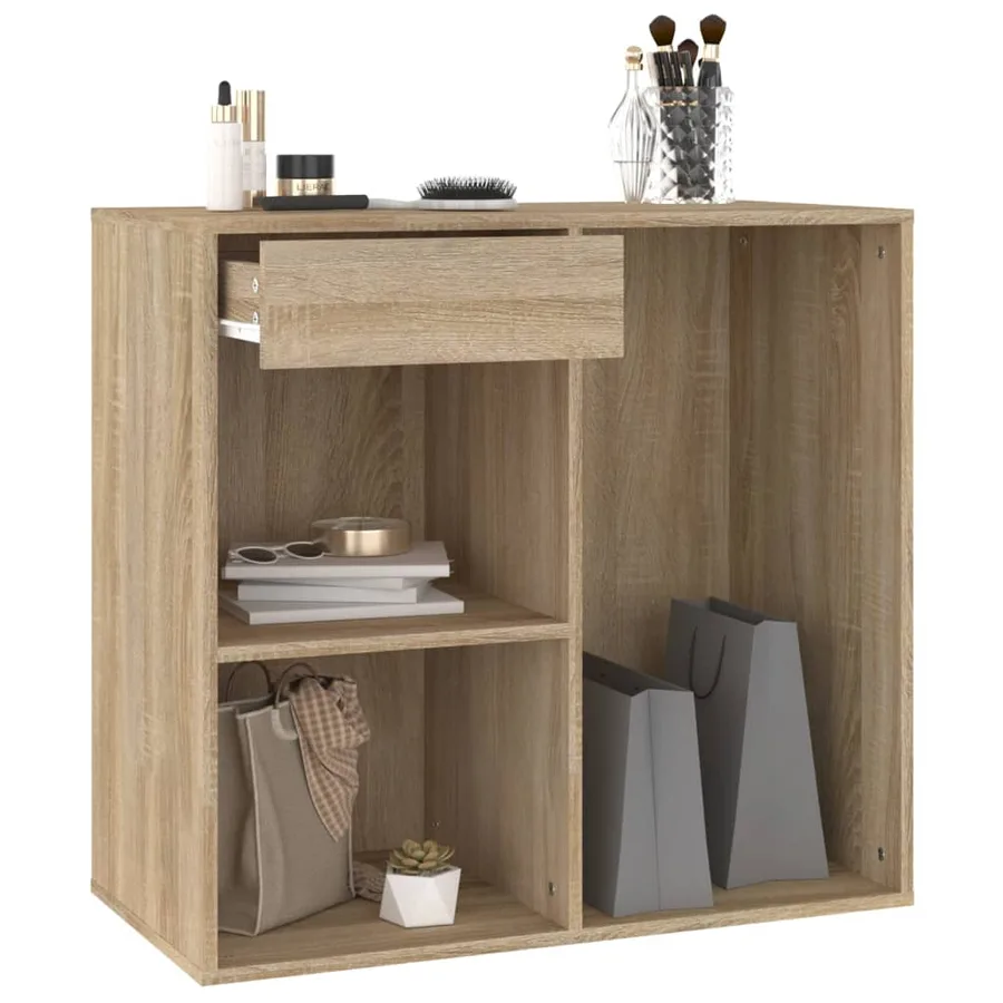 Armoire cosmétique Chêne sonoma 80x40x75 cm Bois d'ingénierie - 3