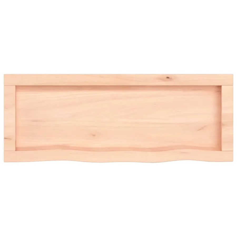 Étagère murale 80x30x(2-6) cm bois de chêne massif non traité - 5