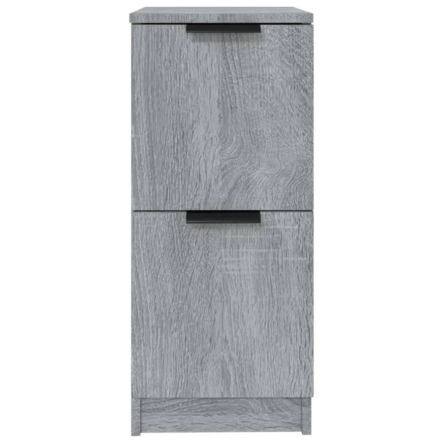 Buffet Sonoma gris 30x30x70 cm Bois d'ingénierie - 4