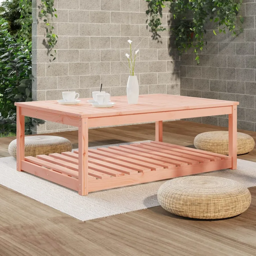 Table de jardin 121x82,5x45 cm bois massif de douglas - 3