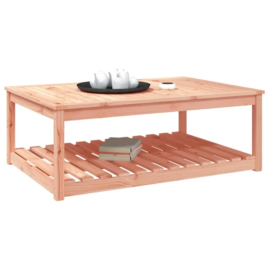 Table de jardin 121x82,5x45 cm bois massif de douglas - 4