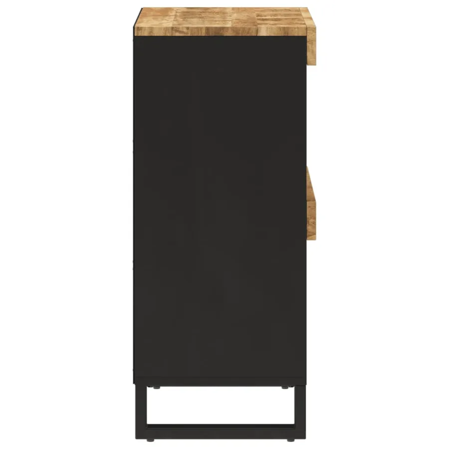 Armoire latérale 60x33x75 cm bois massif de manguier - 4