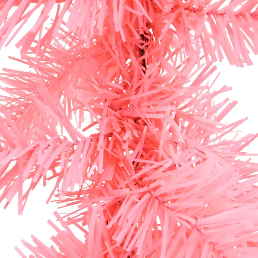 Guirlande de Noël avec lumières LED 10 m Rose - 4