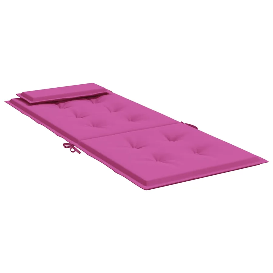 Coussins de chaise à dossier haut lot de 2 rose tissu oxford - 6