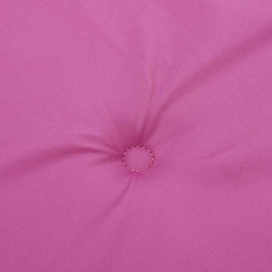 Coussins de chaise à dossier haut lot de 2 rose tissu oxford - 8