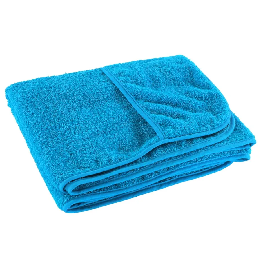 Serviettes de plage 6 pcs turquoise 60x135 cm tissu 400 GSM - 5