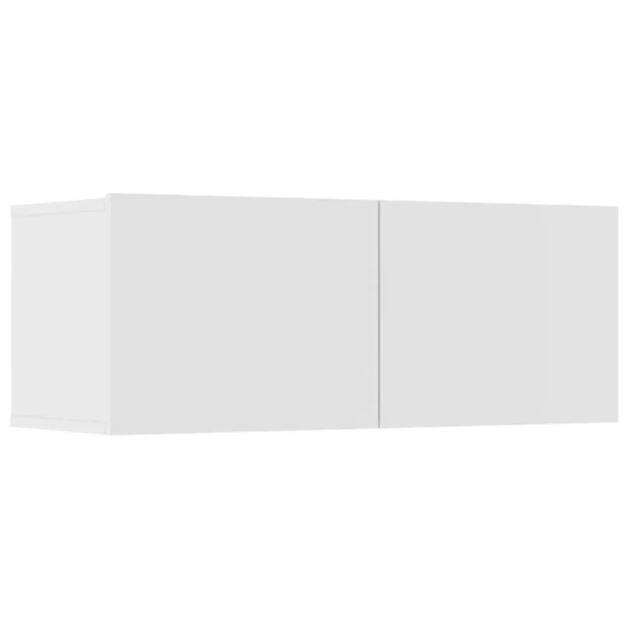 Ensemble de meubles TV 8 pcs Blanc Bois d'ingénierie - 5