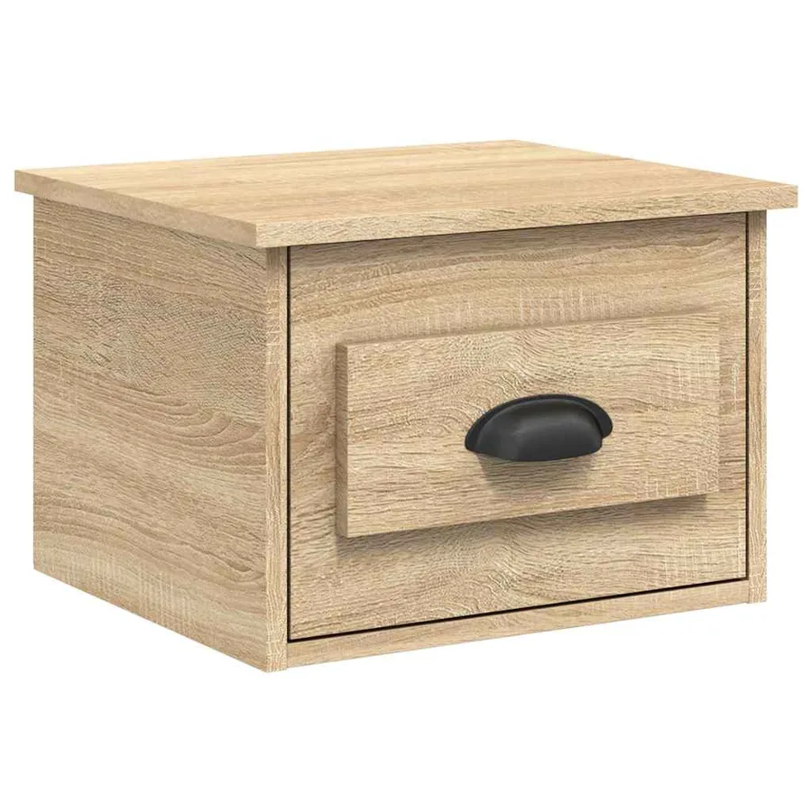Tables de chevet murales 2 pcs chêne sonoma 41,5x36x28 cm - 5