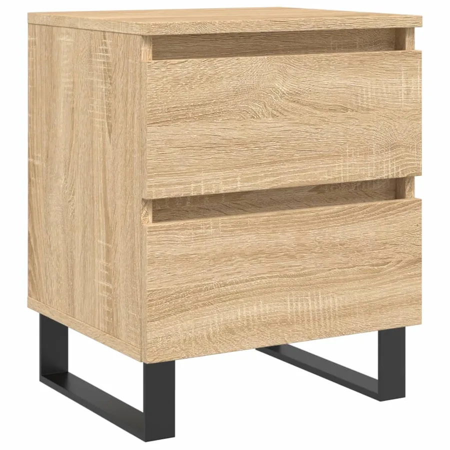 Table de chevet chêne sonoma 40x35x50 cm bois d’ingénierie - 2