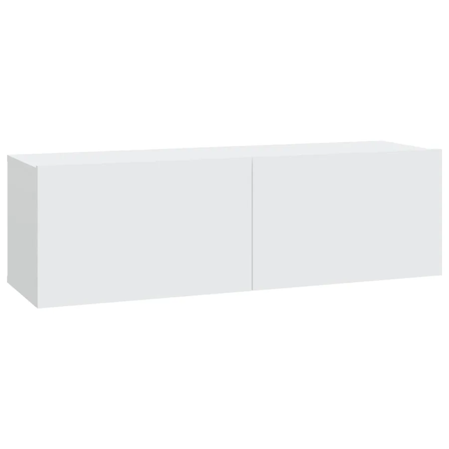 Ensemble de meubles TV 6 pcs Blanc Bois d'ingénierie - 5