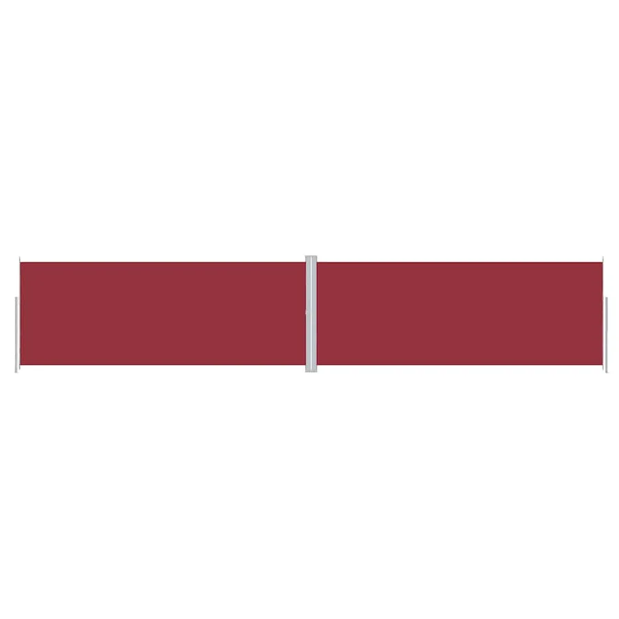 Auvent latéral rétractable Rouge 200x1000 cm - 2