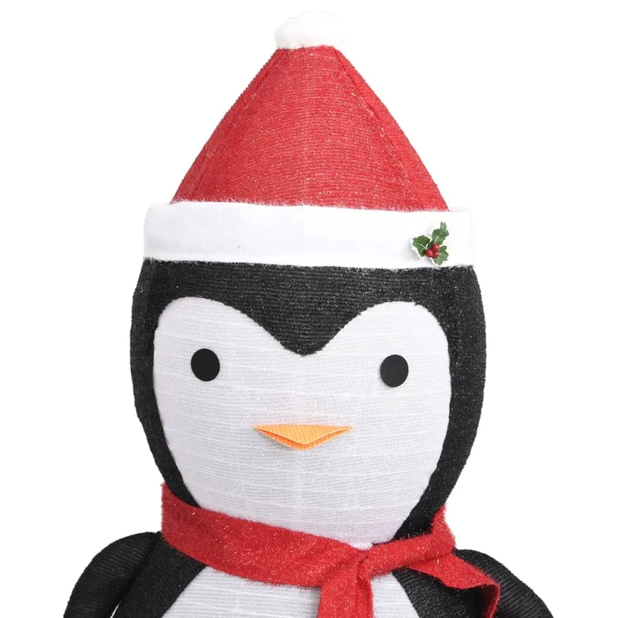 Décoration de Noël pingouin à LED Tissu de luxe 180 cm - 6