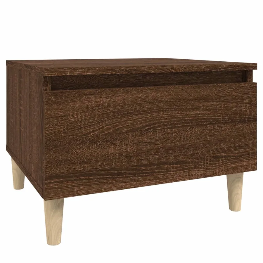 Tables d'appoint 2 pcs Chêne marron 50x46x35 cm Bois ingénierie - 7