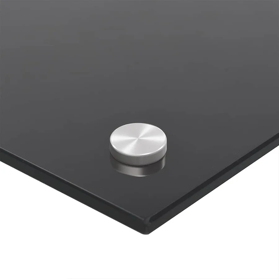 Dosseret de cuisine Noir 90x50 cm Verre trempé - 9