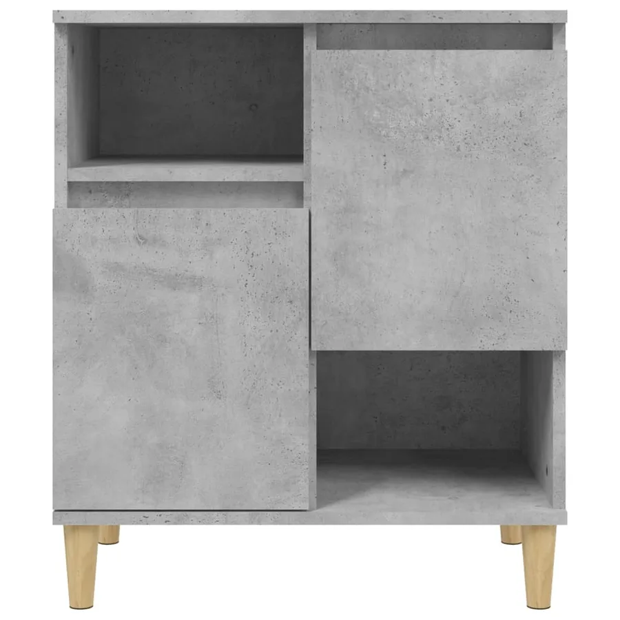 Buffet Gris béton 60x35x70 cm Bois d'ingénierie - 6
