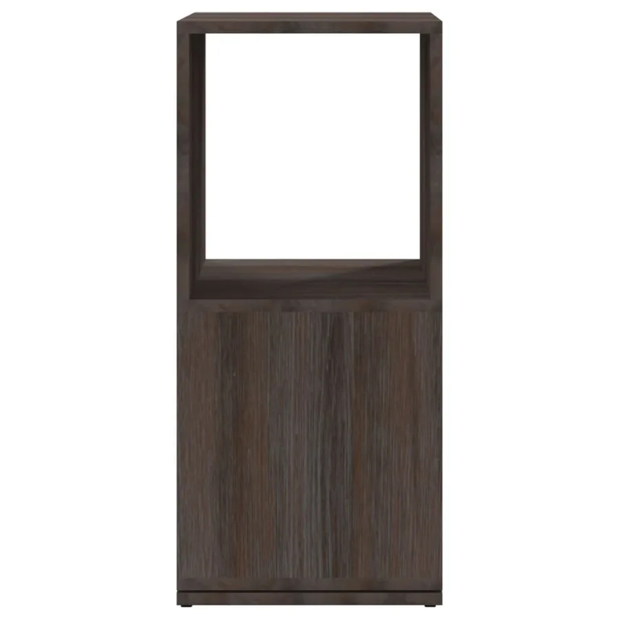 Armoire rotative Gris chêne 34,5x34,5x75,5 cm bois d'ingénierie - 5