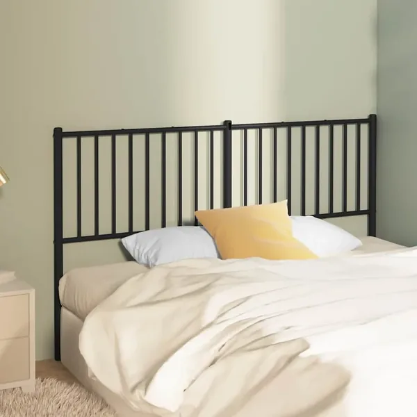 Tête de lit de remplacement métal noir 160 cm