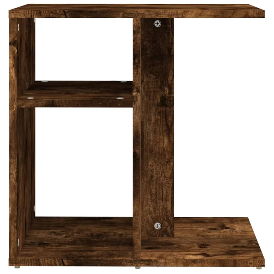 Table d'appoint Chêne fumé 50x30x50 cm Bois d'ingénierie - 5