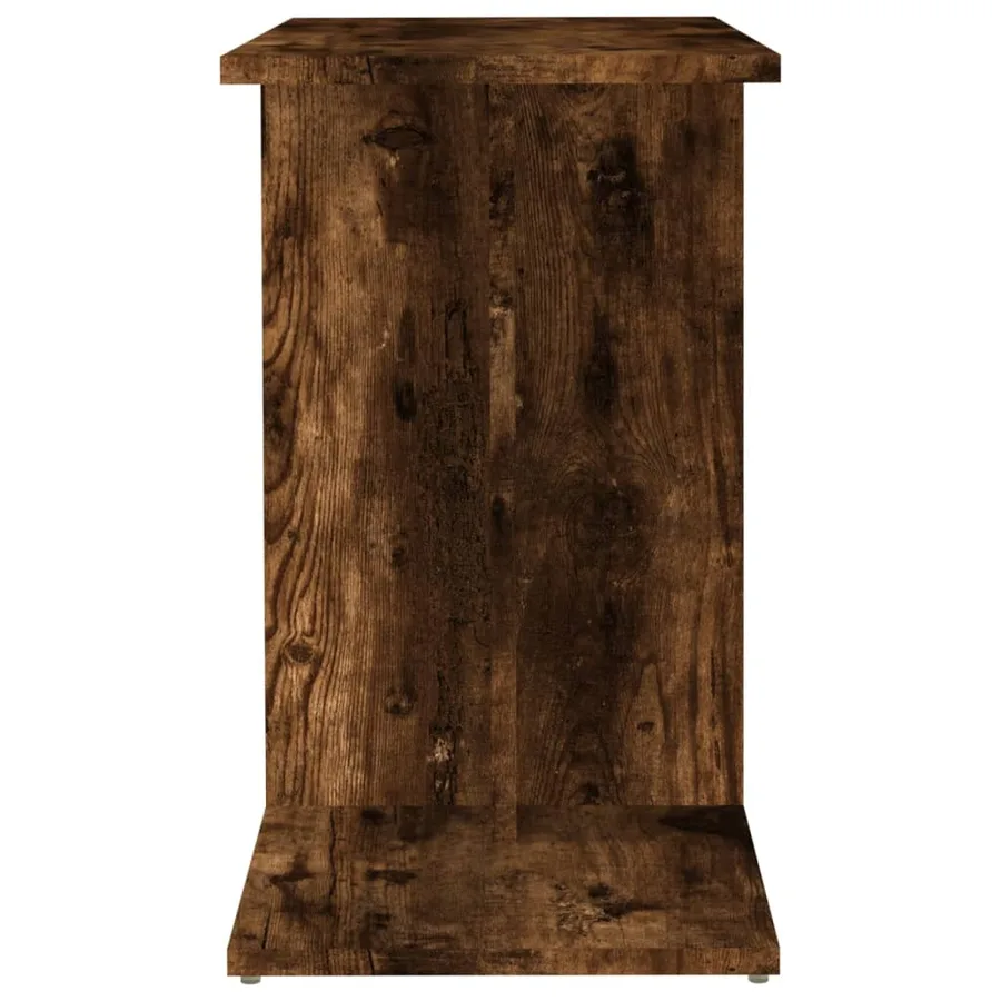 Table d'appoint Chêne fumé 50x30x50 cm Bois d'ingénierie - 6