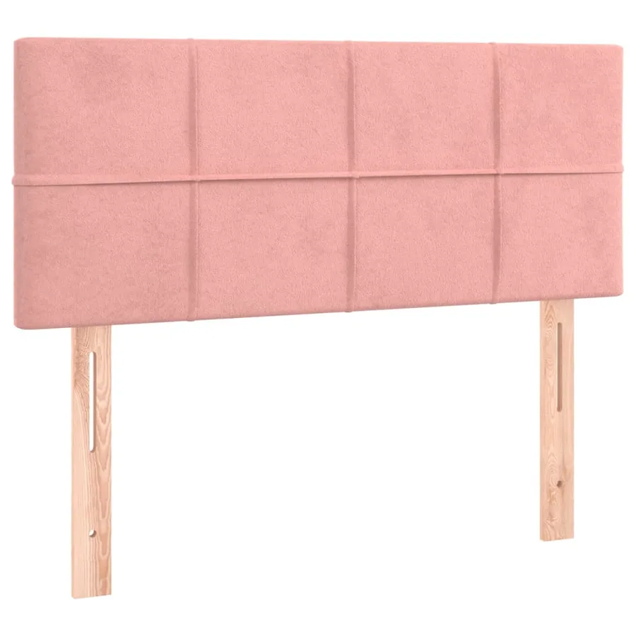 Tête de lit à LED Rose 80x5x78/88 cm Velours - 4