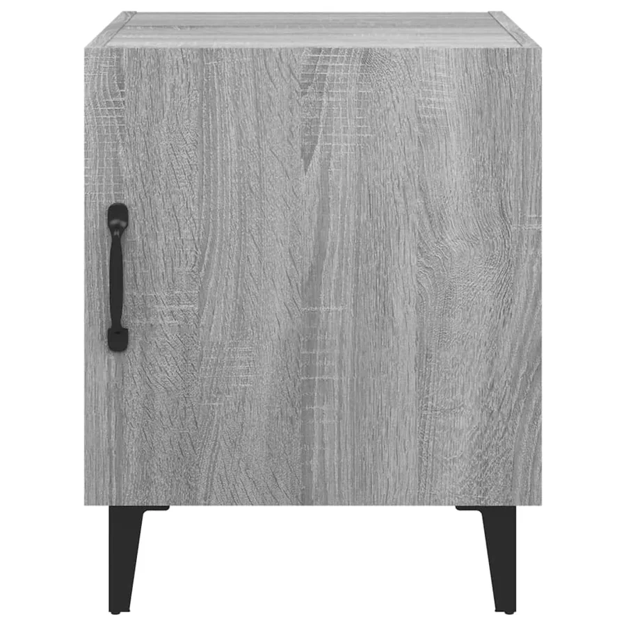 Tables de chevet 2 pcs Sonoma gris Bois d'ingénierie - 4