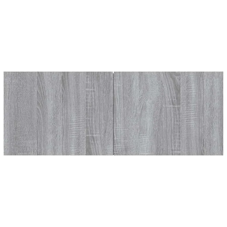 Meuble TV sonoma gris 80x30x30 cm bois d'ingénierie - 4