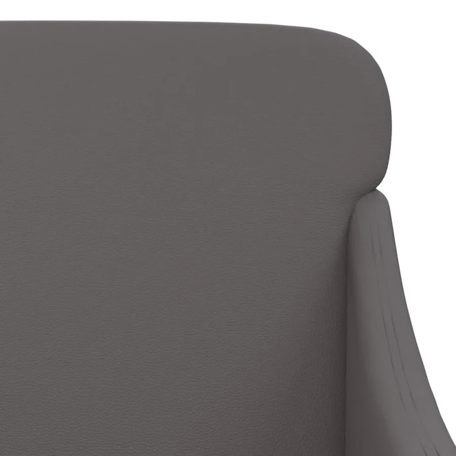 Fauteuil Gris 63x76x80 cm Similicuir - 6