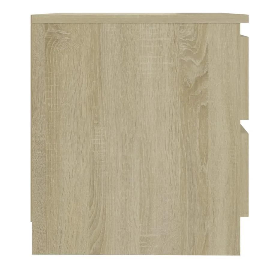 Tables de chevet 2pcs chêne sonoma 50x39x43,5cm bois ingénierie - 5