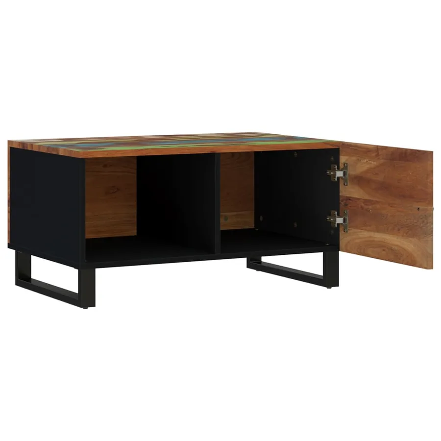 Table basse 80x50x40 cm Bois de récupération et d'ingénierie - 6