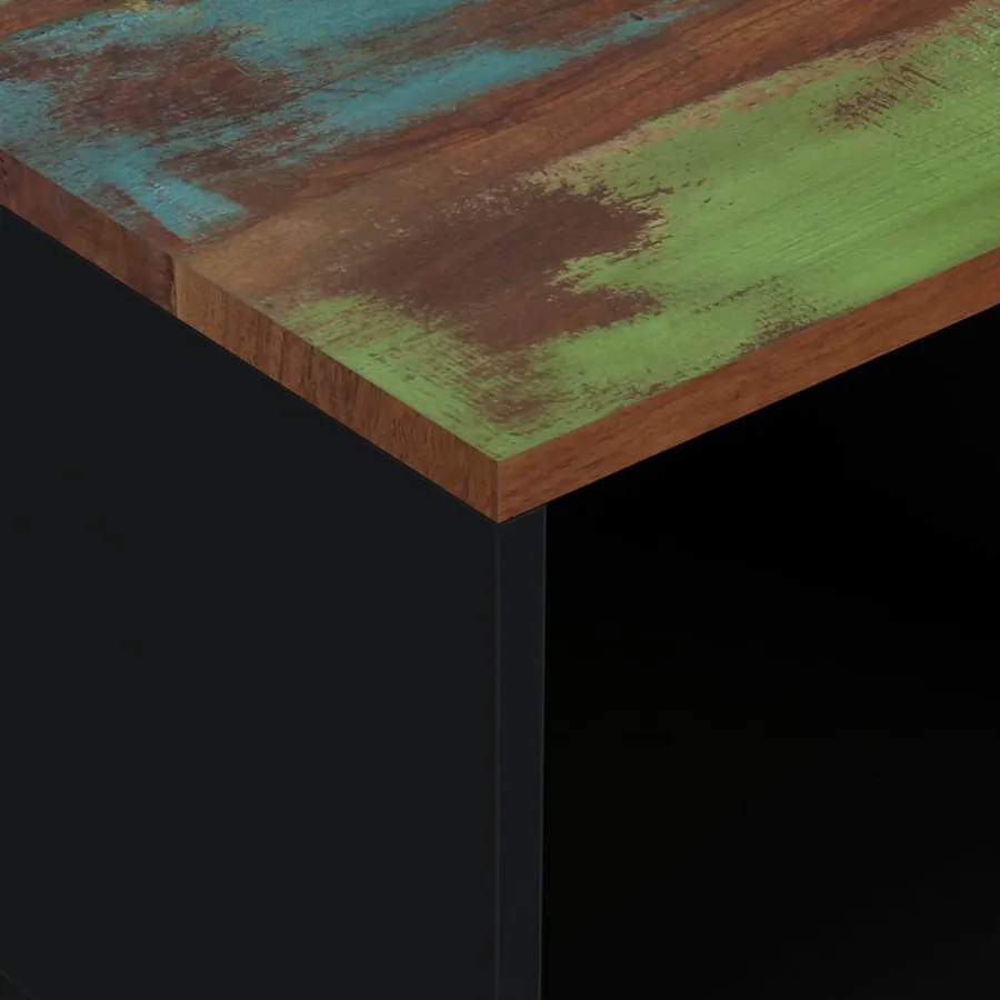 Table basse 80x50x40 cm Bois de récupération et d'ingénierie - 8