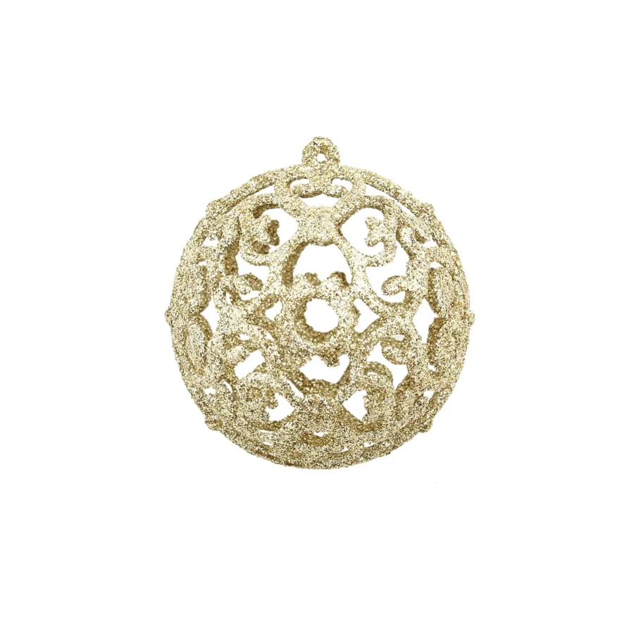 Ensemble de boules de Noël 100 pcs 3/4/6 cm Doré - 3