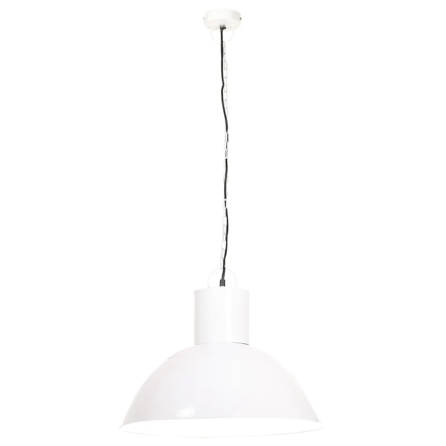 Lampe suspendue 25 W Blanc Rond 48 cm E27 - 4