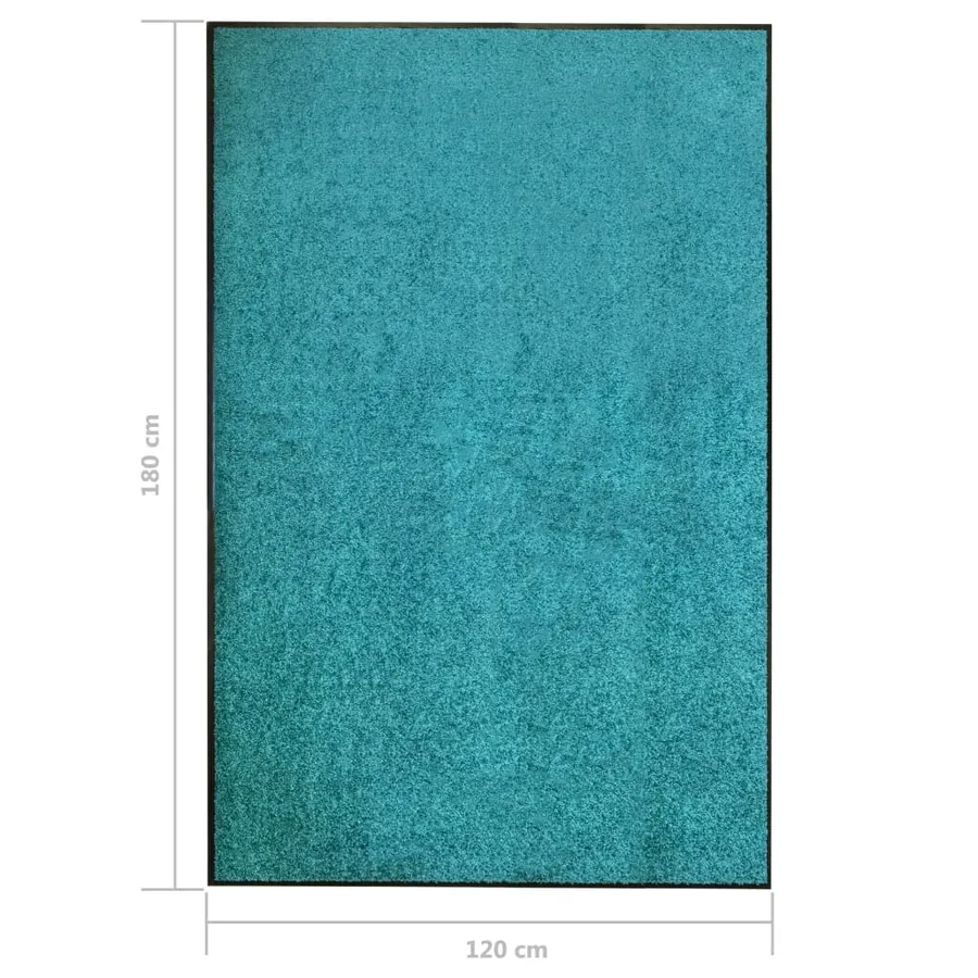 Paillasson lavable Cyan 120x180 cm - 6