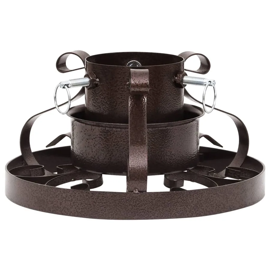 Support de sapin de Noël Cuivre antique 29x29x15,5 cm - 2