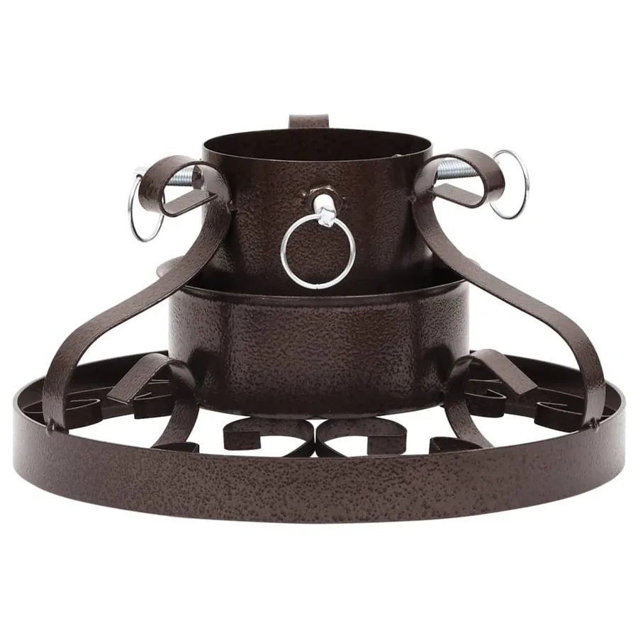Support de sapin de Noël Cuivre antique 29x29x15,5 cm - 4