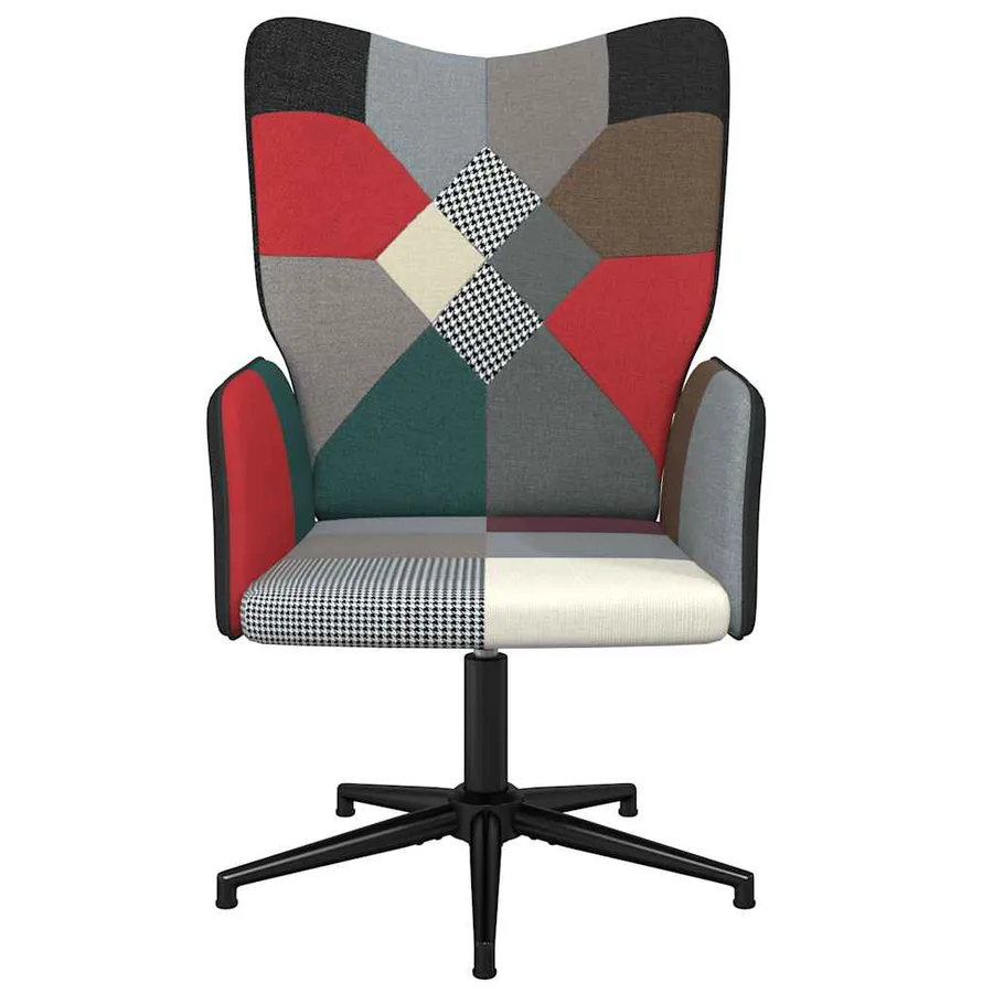 Chaise de relaxation Patchwork Tissu - 3
