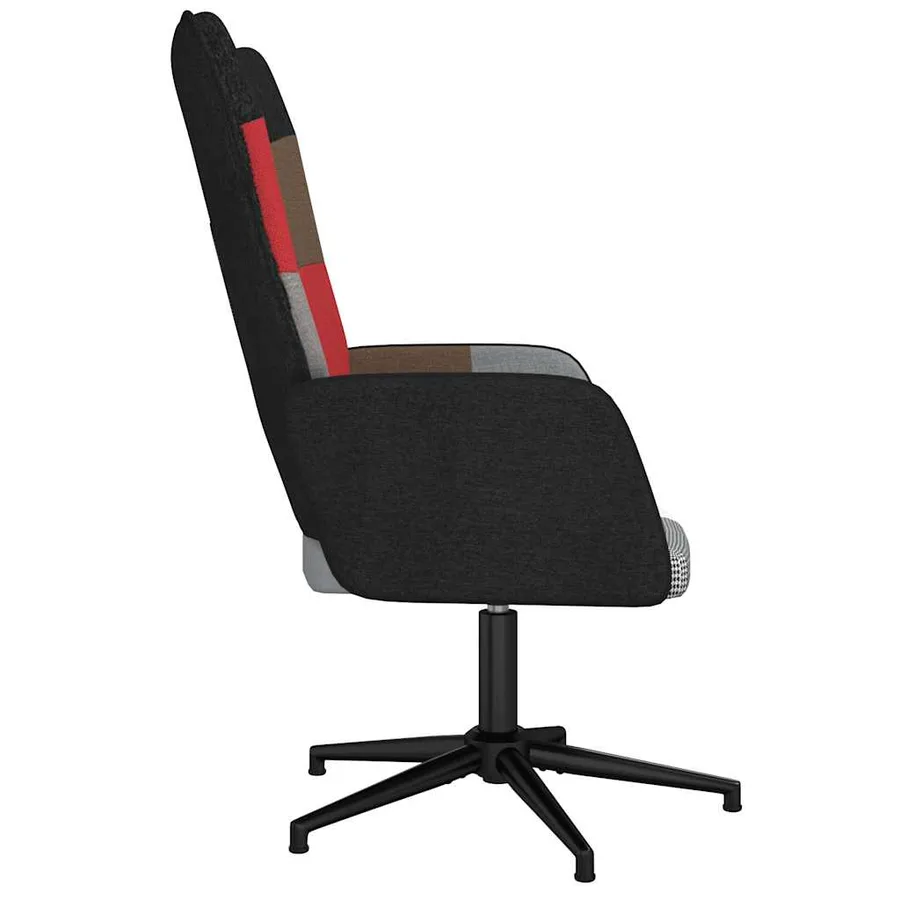 Chaise de relaxation Patchwork Tissu - 4