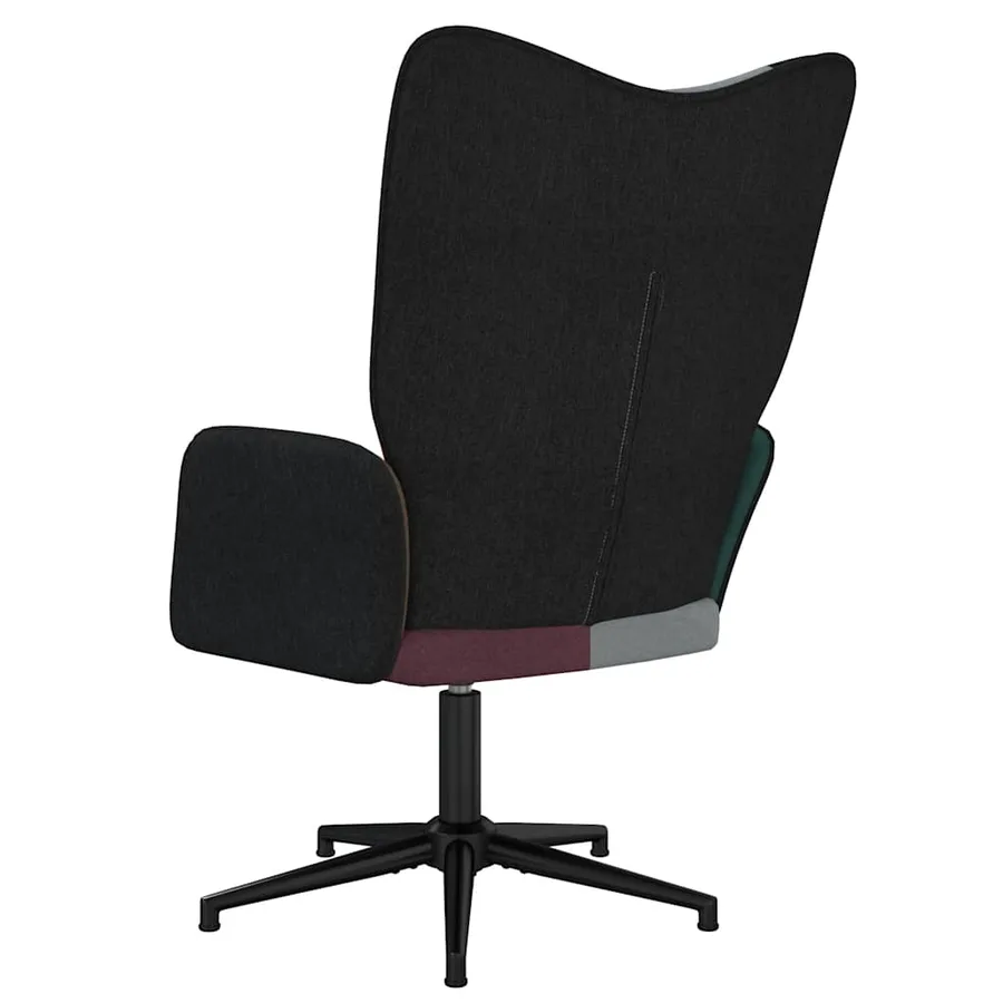 Chaise de relaxation Patchwork Tissu - 5