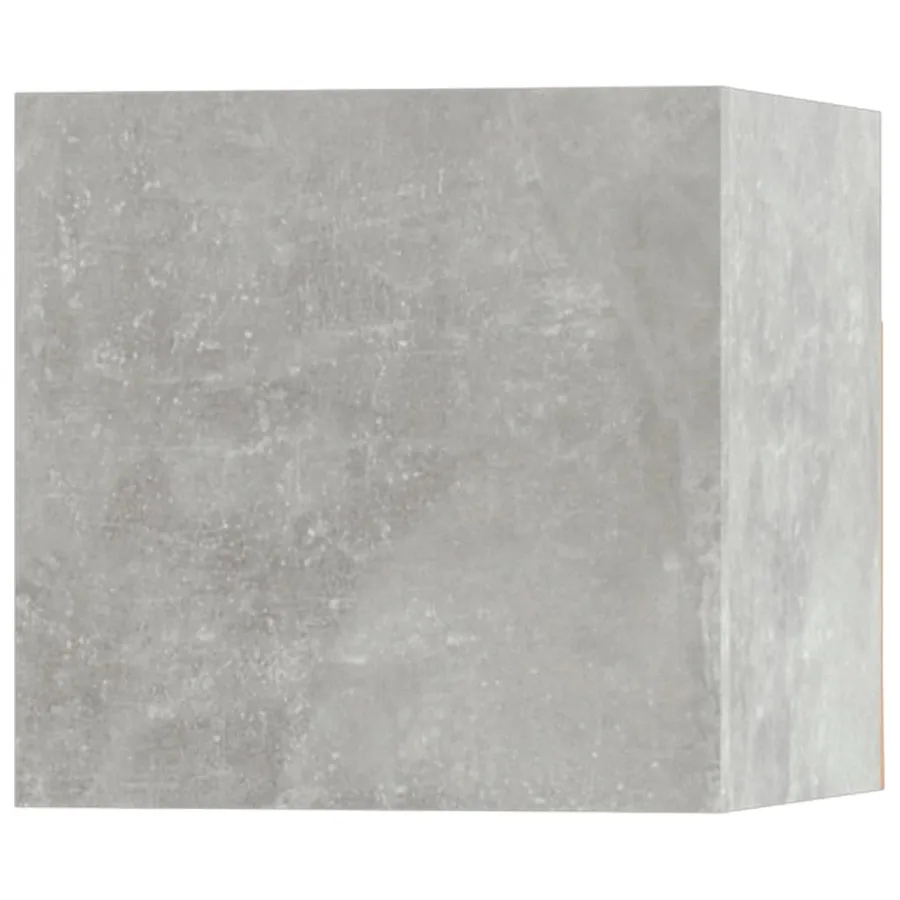 Ensemble de meubles TV 5 pcs Gris béton Bois d'ingénierie - 11