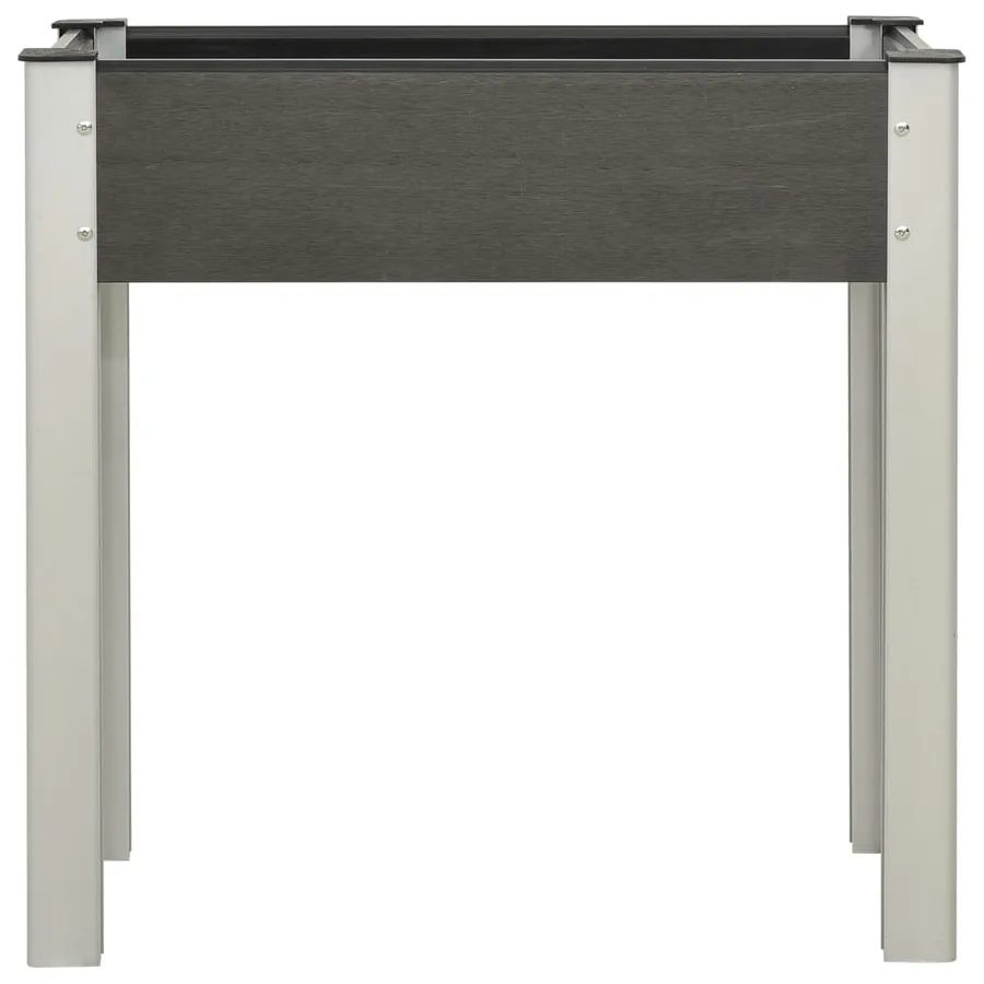 Lit surélevé de jardin 75x40x75 cm WPC Gris - 2
